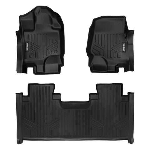 SMARTLINER Custom Fit Floor Liners For 2015-2025 Ford F-150 SuperCab with 1st Row Bench Seat