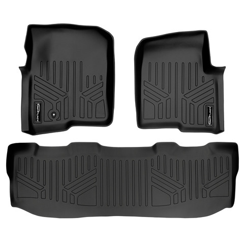 SMARTLINER Custom Fit Floor Liners For 2008-2010 Ford F-250/350/450 (Super Crew)