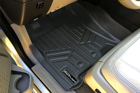 Smart Trim™ Custom Fit Floor Liners For 2011 - 2017 Ford Expedition EL/Lincoln Navigator (with 2nd Row Bench Seat or Console)