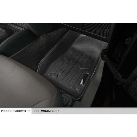 SMARTLINER Custom Fit Floor Liners For 2015-2018 Jeep Wrangler 2 Door Model Only (JK Old Body Style Only)