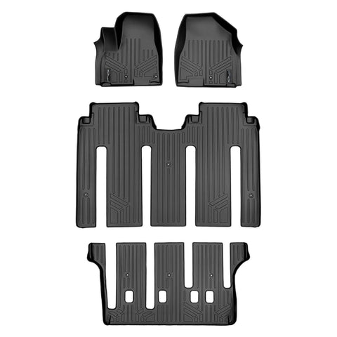 SMARTLINER Custom Fit Floor Liners For 2015-2021 Kia Sedona (7 Passenger Model Only)