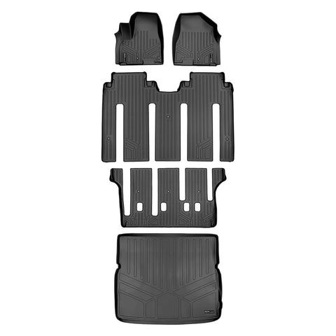 SMARTLINER Custom Fit Floor Liners For 2015-2021 Kia Sedona (7 Passenger Model Only)