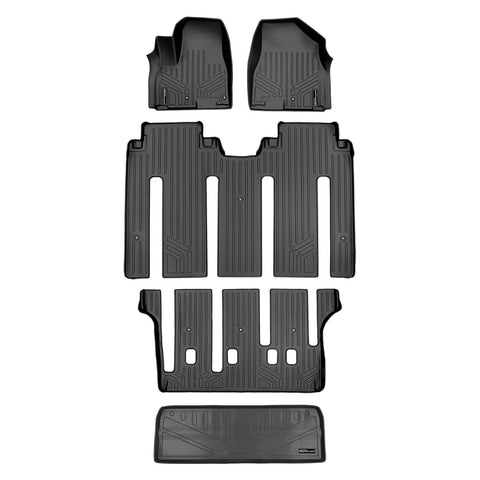 SMARTLINER Custom Fit Floor Liners For 2015-2021 Kia Sedona (7 Passenger Model Only)