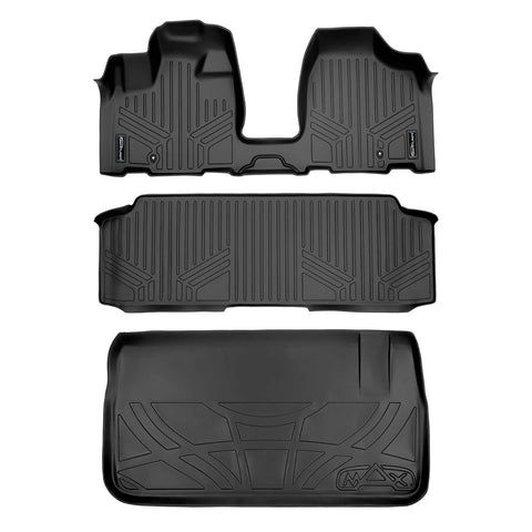 Smart Trim™ Custom Fit Floor Liners For 2013-2020 with 2nd Row Bench Seat and No Super Console