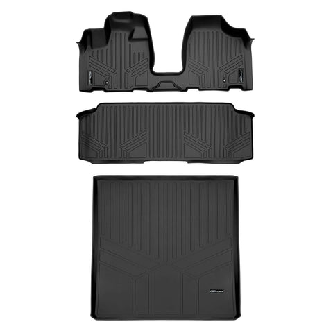 Smart Trim™ Custom Fit Floor Liners For 2013-2020 with 2nd Row Bench Seat and No Super Console