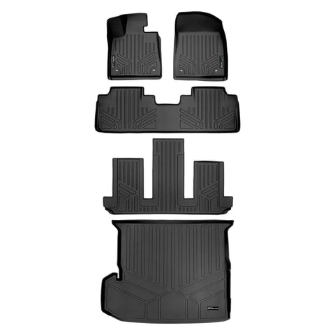 SMARTLINER Custom Fit Floor Liners For 2018-2022 Lexus RXL Hybrid (6 Passenger)