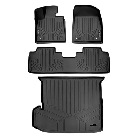 SMARTLINER Custom Fit Floor Liners For 2018-2022 Lexus RXL (6 Passenger)
