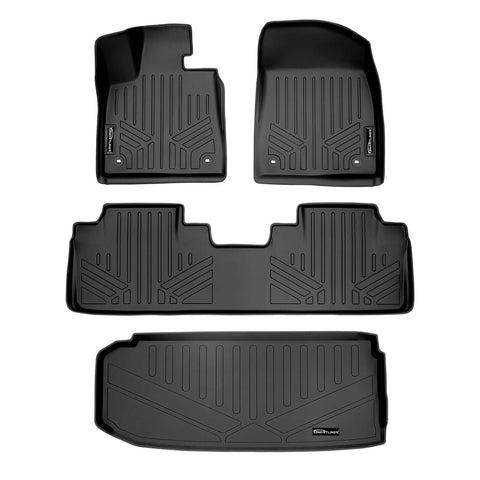 SMARTLINER Custom Fit Floor Liners For 2018-2022 Lexus RXL (6 Passenger)