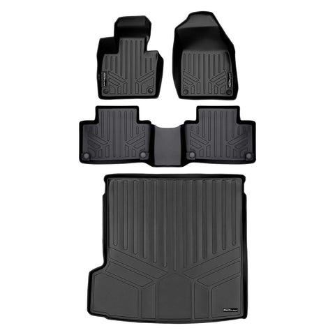 SMARTLINER Custom Fit Floor Liners For 2020-2025 Volvo XC90 (6 Passenger Models. No Plug-in Hybrid Models)