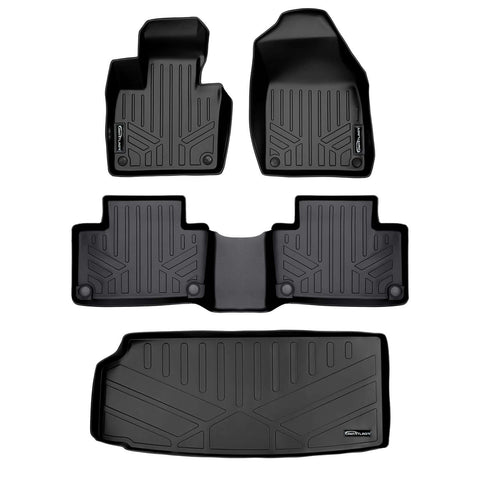 SMARTLINER Custom Fit Floor Liners For 2020-2025 Volvo XC90 (6 Passenger Models. No Plug-in Hybrid Models)