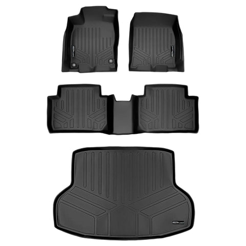 SMARTLINER Custom Fit Floor Liners For 2016-2021 Honda Civic (Sedan)