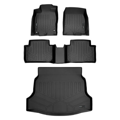 SMARTLINER Custom Fit Floor Liners For 2017-2021 Honda Civic Hatchback (No Sport or Sport Touring Models)
