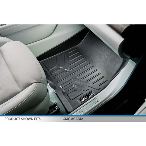 SMARTLINER Custom Fit Floor Liners For 2017-2023 GMC Acadia with 2nd Row Bucket Seats