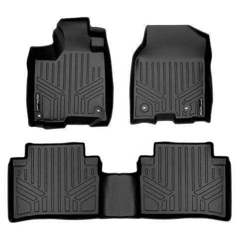 SMARTLINER Custom Fit Floor Liners For 2013-2018 Acura RDX with 4-Way Front Passenger Seat (No Technology Package)
