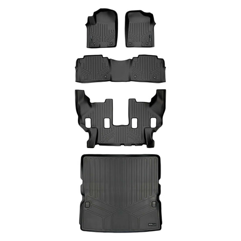 SMARTLINER Custom Fit Floor Liners For 17-18 Armada / 11-13 Infiniti QX56 / 2014-2018 QX80