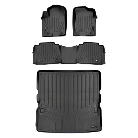 SMARTLINER Custom Fit Floor Liners For 17-18 Armada / 11-13 Infiniti QX56 / 2014-2018 QX80