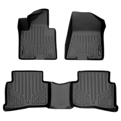 SMARTLINER Custom Fit Floor Liners For Black for 2019-2021 Hyundai Tucson (Without hook retention)