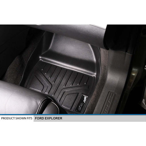 SMARTLINER Custom Fit Floor Liners For 2017-2019 Ford Explorer (without 2nd Row Center Console)