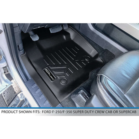 SMARTLINER Custom Fit Floor Liners For 2017-2025 Ford F-250/F-350 SuperCab with 1st Row Bucket Seats