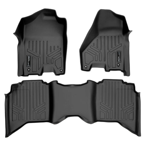 SMARTLINER Custom Fit Floor Liners For 2012-2018 RAM 1500/2500/3500 Crew Cab and Classic Crew Cab (4 Full Size Doors)