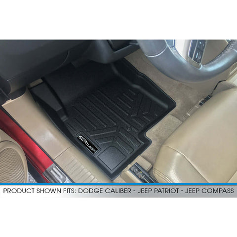 SMARTLINER Custom Fit Floor Liners For 2007-2017 Jeep Patriot / Compass Old Body Style