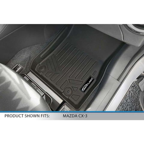 SMARTLINER Custom Fit Floor Liners For 2016-2021 Mazda CX-3 Without Cargo Tray