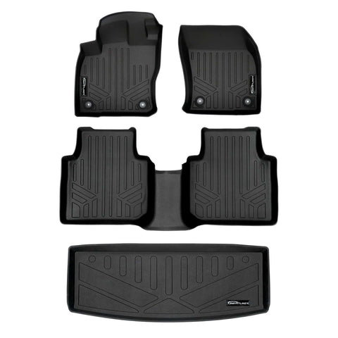 SMARTLINER Custom Fit Floor Liners For 2018-2024 Volkswagen Tiguan (7 Passenger)