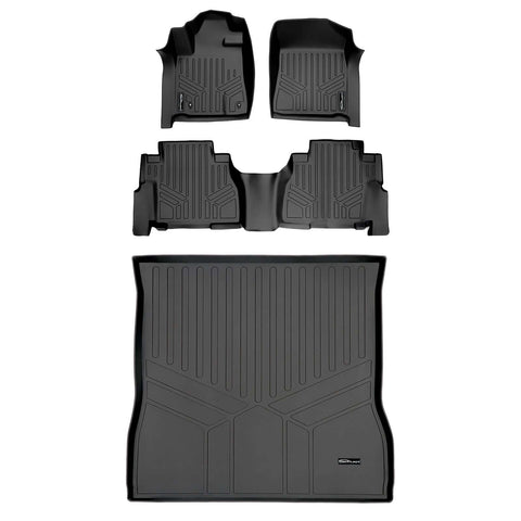 SMARTLINER Custom Fit Floor Liners For 2008-2011 Toyota Sequoia (with Bench Seat)