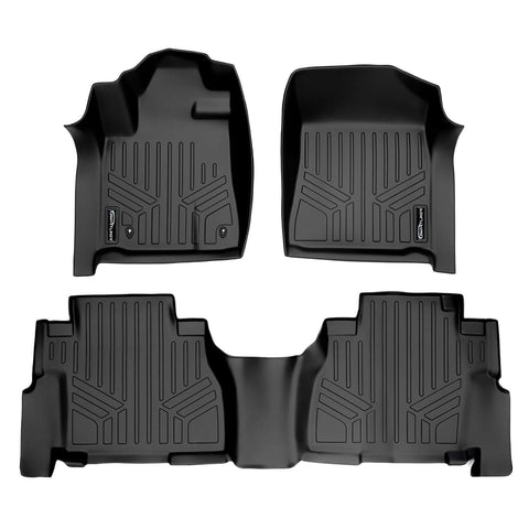 SMARTLINER Custom Fit Floor Liners For 2008-2011 Toyota Sequoia (with Bench Seat)