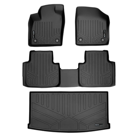 SMARTLINER Custom Fit Floor Liners For 2018-2025 Atlas (with 2nd Row Bench Seat)