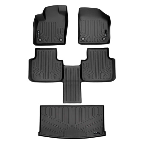 SMARTLINER Custom Fit Floor Liners For 2018-2025 Atlas (with 2nd Row Bucket Seats)