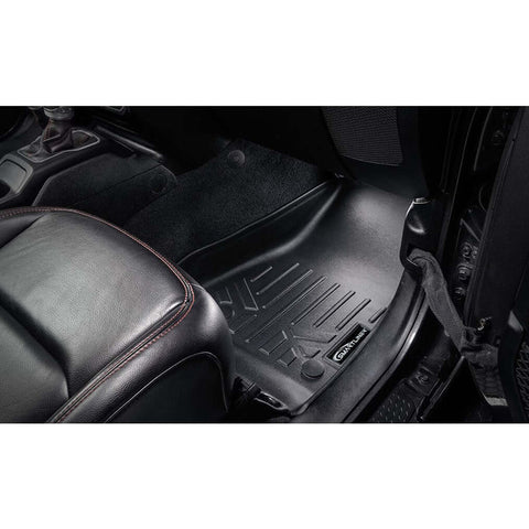 SMARTLINER Custom Fit Floor Liners For 2021-2025 Jeep Wrangler 4xe (Without Trail-Rail system)
