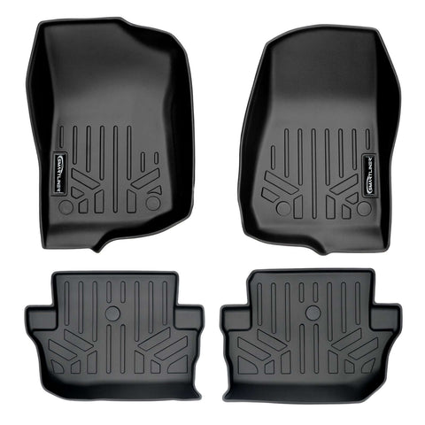 SMARTLINER Custom Fit Floor Liners For 2018-2025 Jeep Wrangler 2-Door (JL New Body Style - not JK)