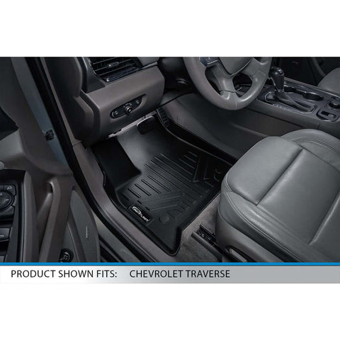 SMARTLINER Custom Fit Floor Liners For 2018-2023 Chevrolet Traverse (with 2nd Row Bench Seat)