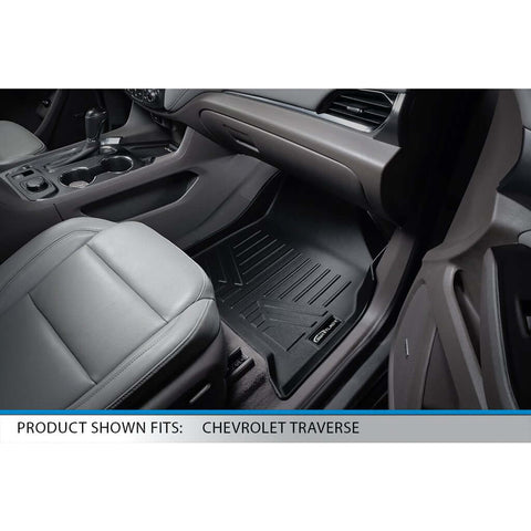 SMARTLINER Custom Fit Floor Liners For 2018-2023 Chevrolet Traverse (with 2nd Row Bench Seat)