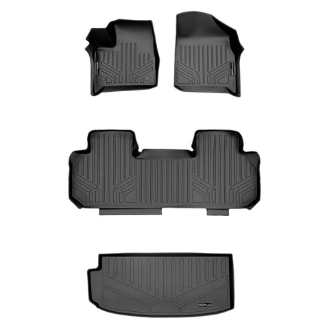 SMARTLINER Custom Fit Floor Liners For 2018-2023 Chevrolet Traverse (with 2nd Row Bench Seat)