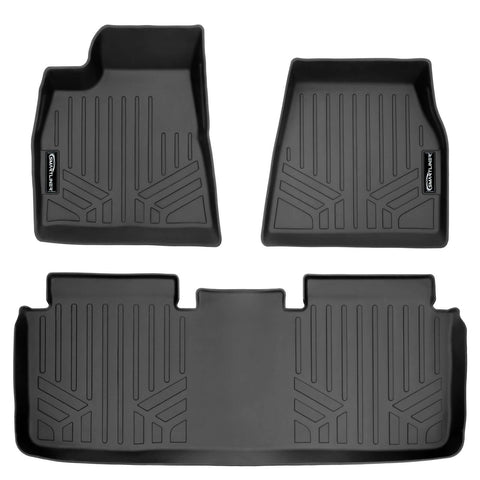 SMARTLINER Custom Fit Floor Liners For for 2015-2016 Tesla Model S