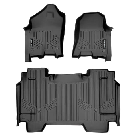 SmartCoverage™ Custom Fit Floor Liners For 2021-2024 Ram 1500 TRX without Rear Underseat Storage Box