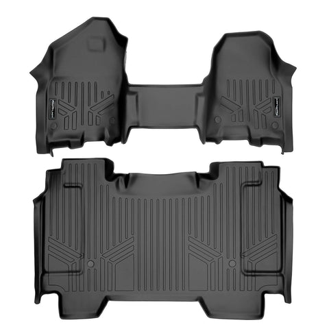 SmartCoverage™ Custom Fit Floor Liners For 2019-2024 Ram 1500 Crew Cab with First Row Bench Seat