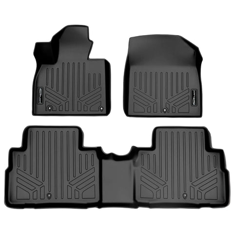 SMARTLINER Custom Fit Floor Liners For 2020-2025 Kia Telluride with 2nd Row Bench Seat