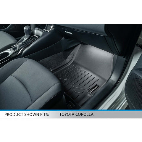 SMARTLINER Custom Fit Floor Liners For 2019-2025 Toyota Corolla Hatchback (With Tire Repair Kit)