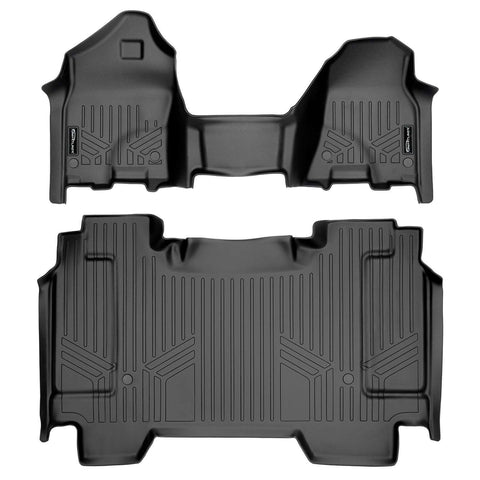 SmartCoverage™ Custom Fit Floor Liners For 2019 - 2024 Ram 1500 Crew Cab Vinyl Floor with 1st Row Bench Seat