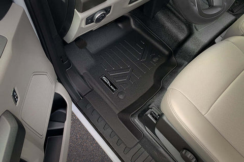 SMARTLINER Custom Fit Floor Liners For 2017-2025 SuperCab with Vinyl Flooring & Bucket Seats