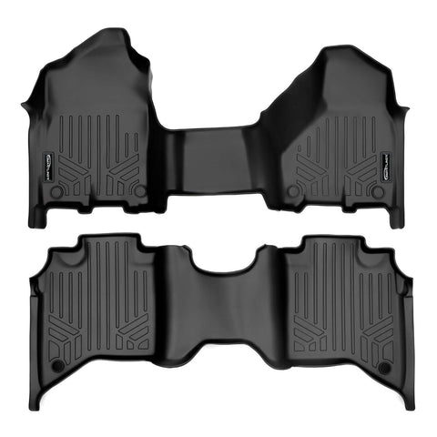 SMARTLINER Custom Fit Floor Liners For 2019-2025 Ram 2500/3500 Crew Cab with 1st Row Bench Seat