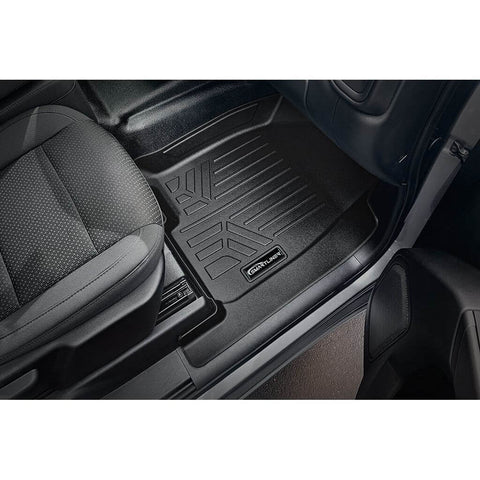 SMARTLINER Custom Fit Floor Liners Compatible With 2020-2025 Chevrolet Silverado 2500 HD | 3500 HD (Crew Cab|Vinyl Flooring|1st Row Bucket Seats|Without Over the Hump Coverage|without 2nd Row Underseat Storage)