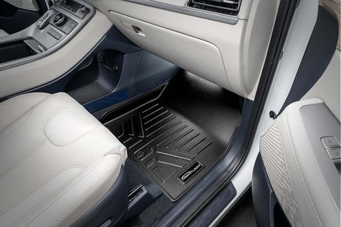 SMARTLINER Custom Fit Floor Liners For 2020-2025 Hyundai Palisade with 2nd Row Bucket Seats No Center Console and No In Between Coverage