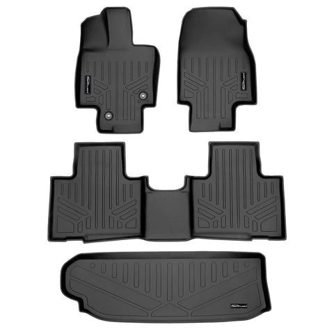 SMARTLINER Custom Fit Floor Liners For 2020-2025 Toyota Highlander (Fits models without Subwoofer)