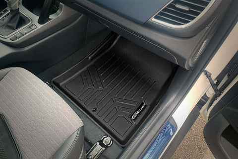 SMARTLINER All Weather Protection Custom Fit Black Cargo Liner Compatible With 2024 - 2025 Kia Seltos with Cargo Area in Upper Position with Subwoofer