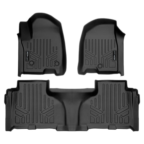 SMARTLINER Custom Fit Floor Liners For 2021-2025 Cadillac Escalade ESV with 2nd Row Bucket Seats