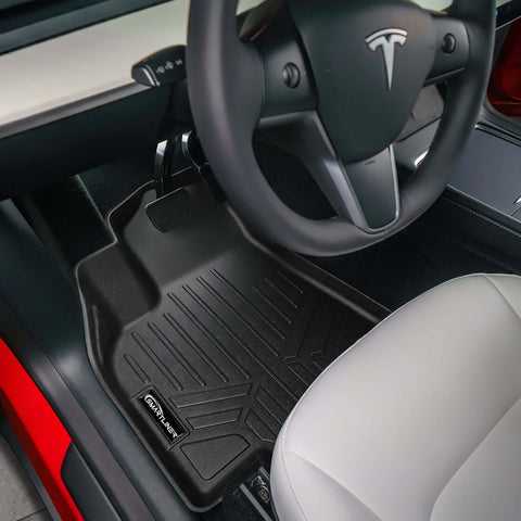 SMARTLINER Custom Fit Floor Liners For 2020-2025 Tesla Model Y (5 Passenger)
